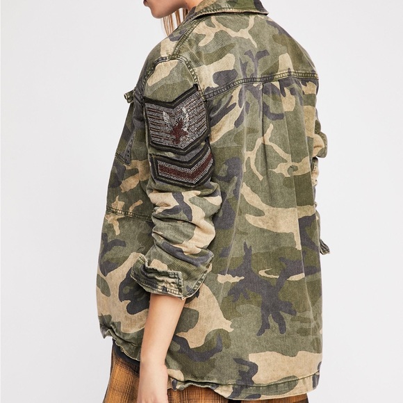 Free People Jackets & Blazers - denim seamed and structured jacket